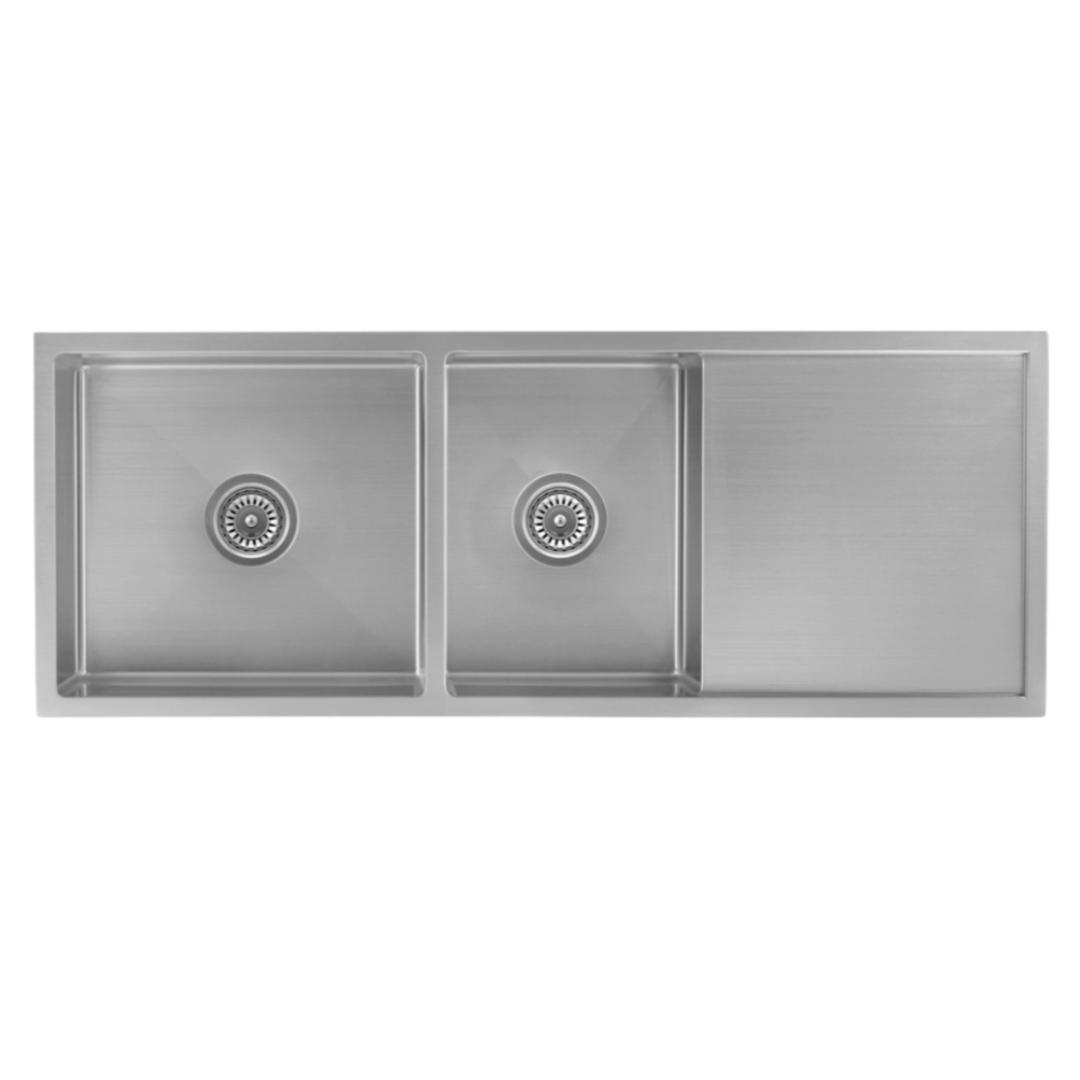 Aspen Double Sink - Brushed Nickel