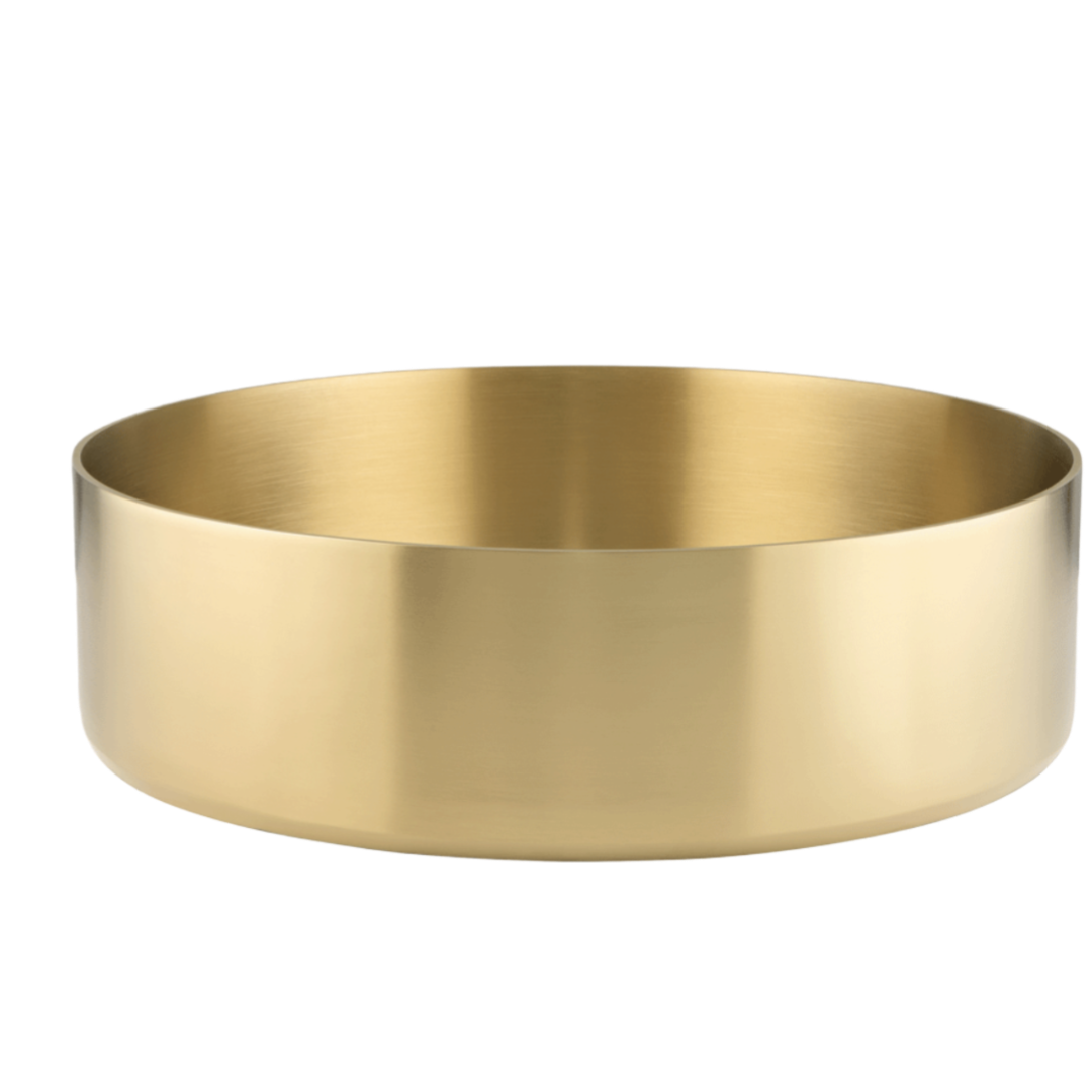 Vail Round Basin - Brushed Brass